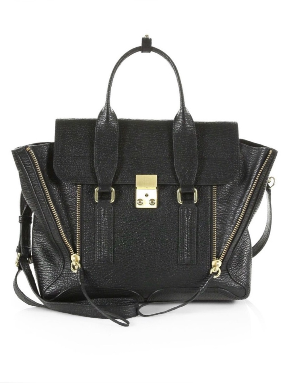 Phillip Lim Black Leather Bag - Picture 1 of 8
